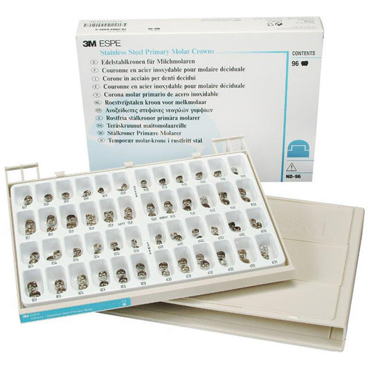 Stainless Steel Crowns Kit Primary Molar Crown Standard Set ND-96