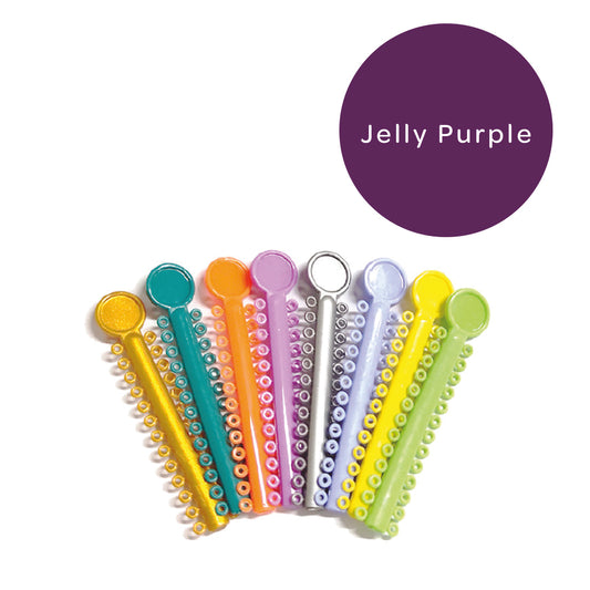 Elastomeric Ligatures Regular Jelly  Purple