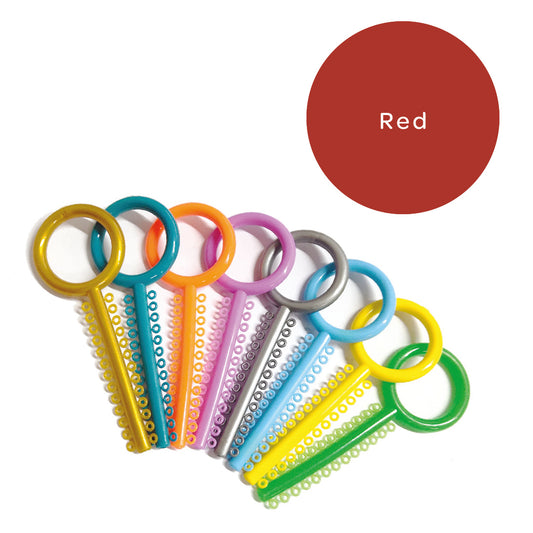 Elastomeric Ligatures Red