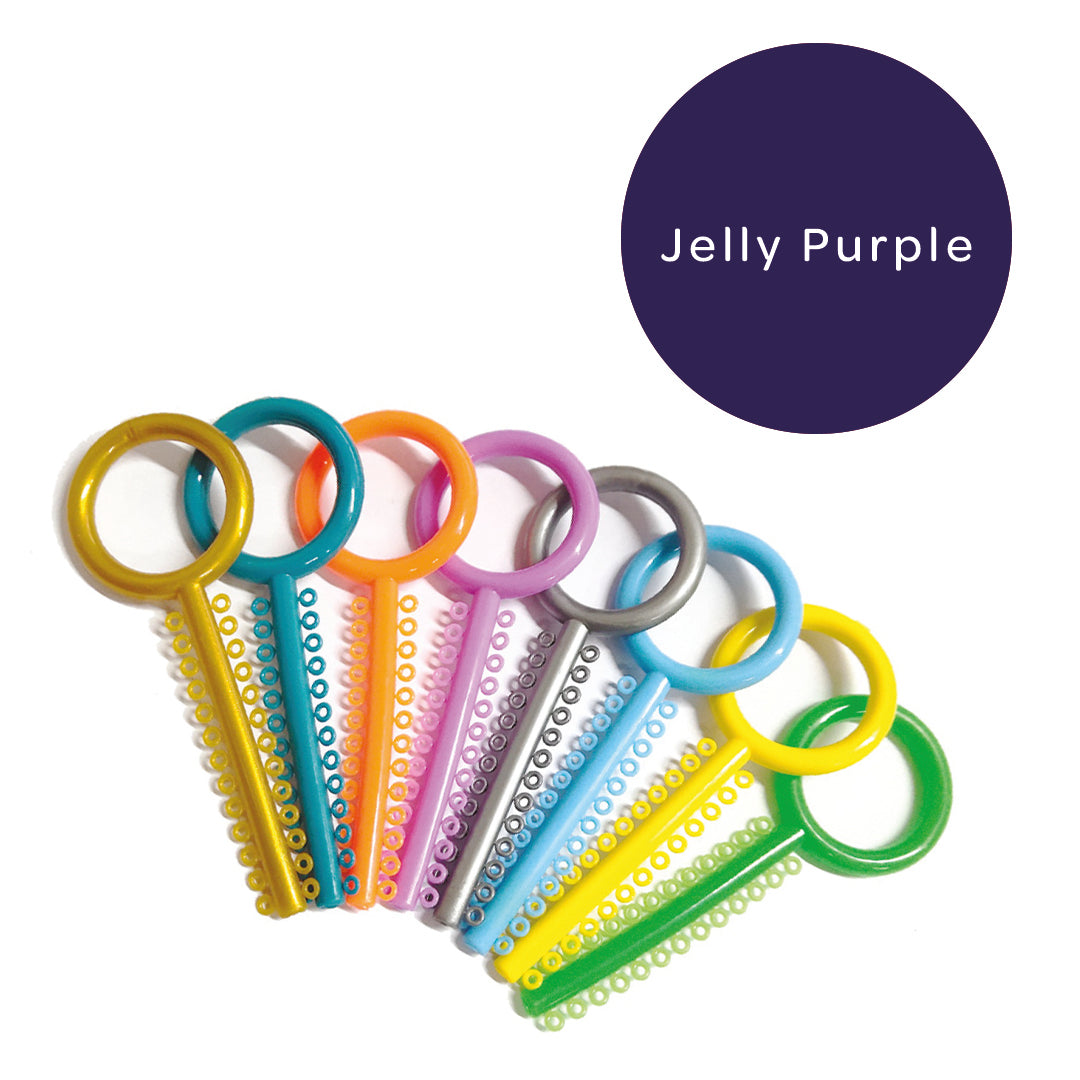 Elastomeric Ligatures Jelly Purple